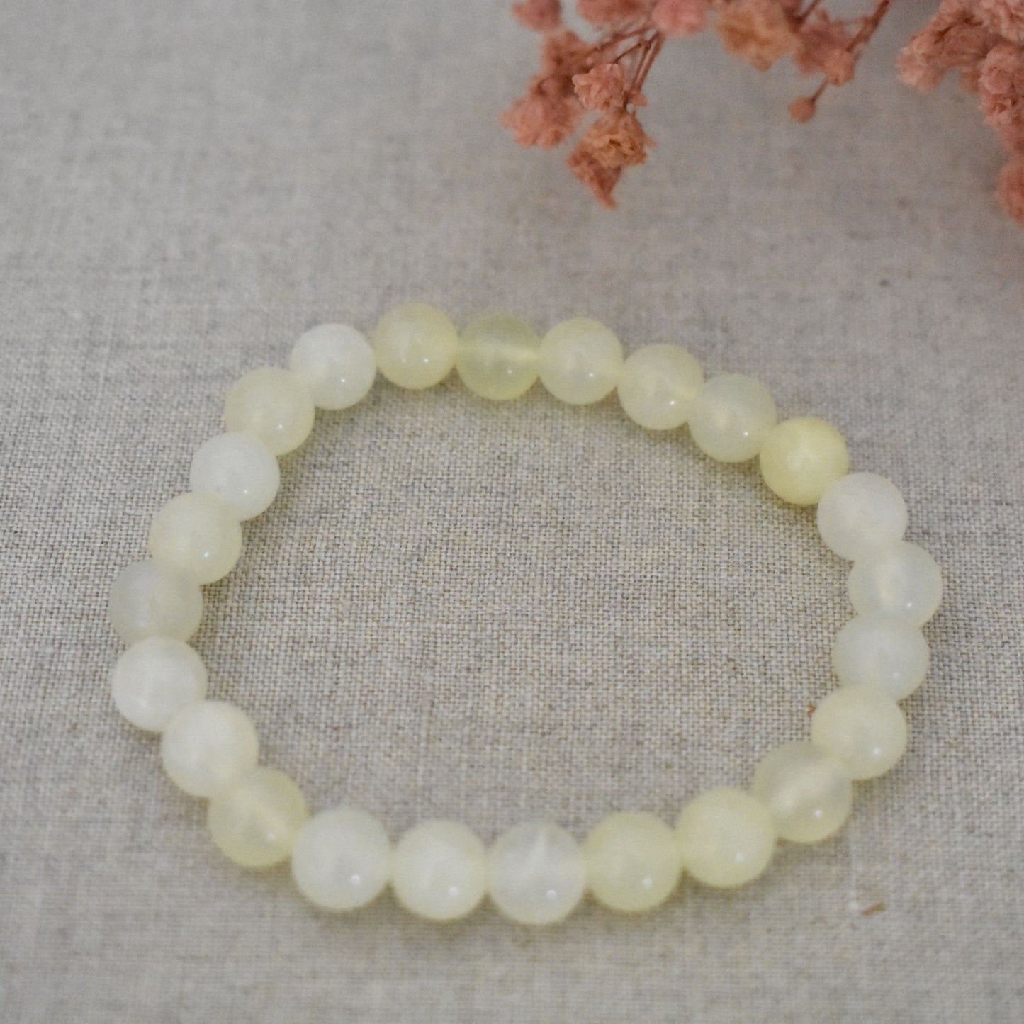 Bracelet jade vert 8 mm · Sérénité et équilibre intérieur