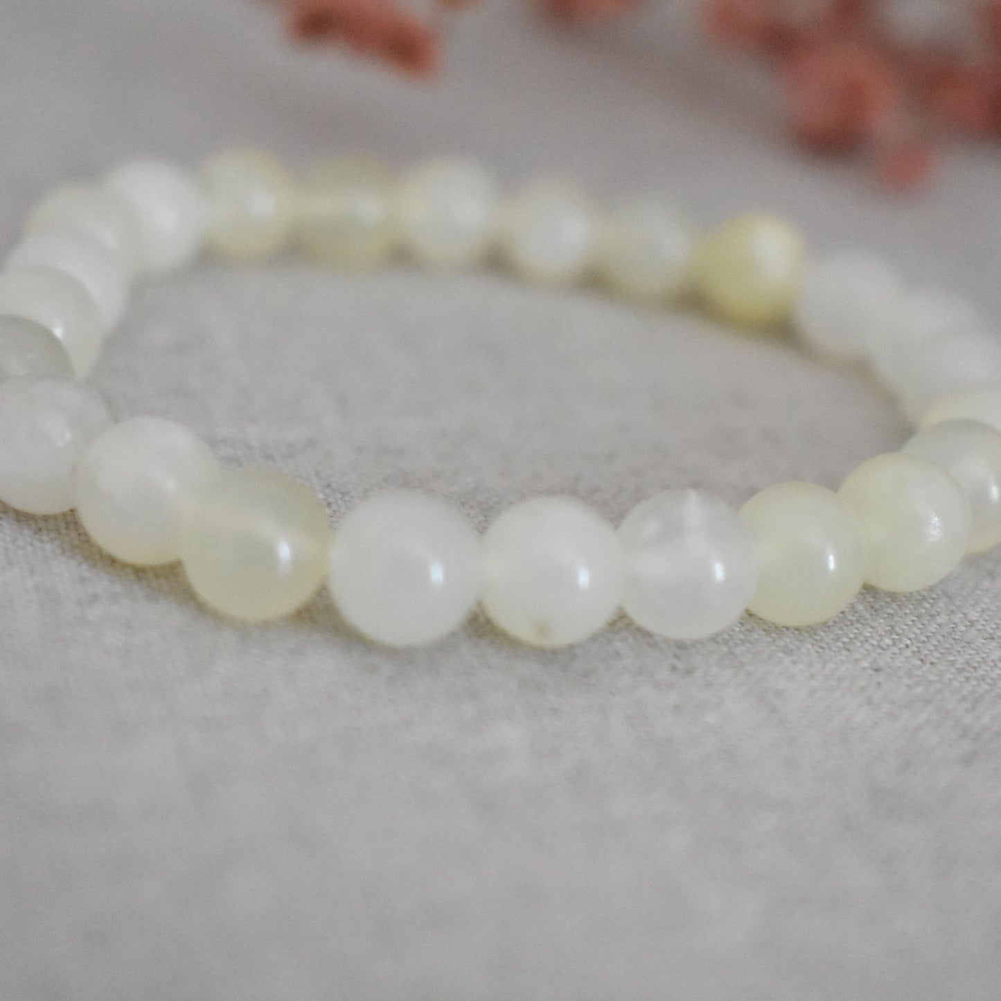Bracelet jade vert 8 mm · Sérénité et équilibre intérieur