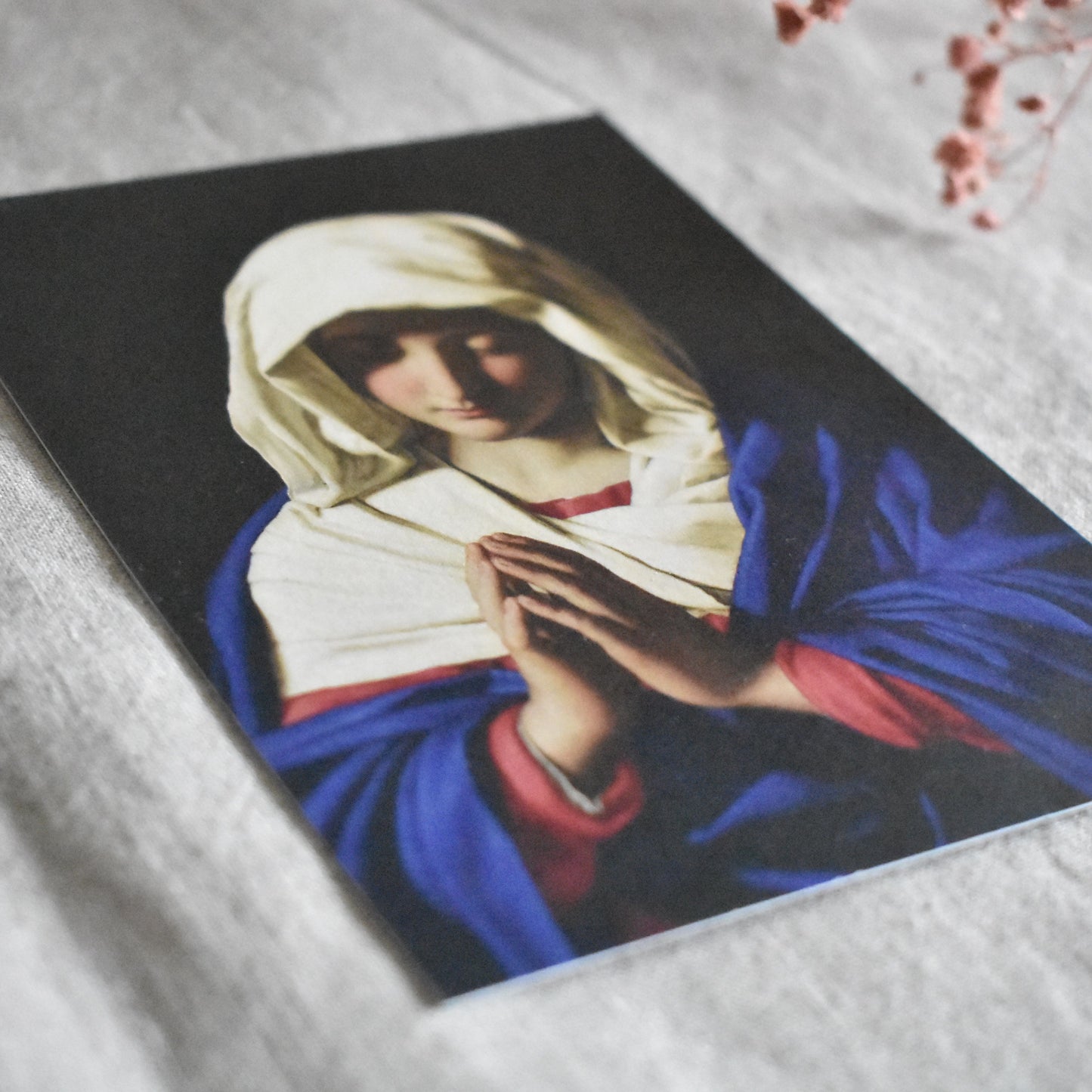 Carte postale Praying Madonna
