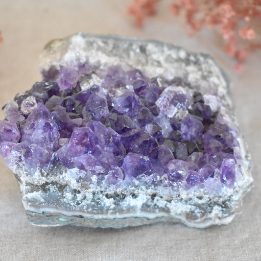 Druse améthyste naturelle de 510 g