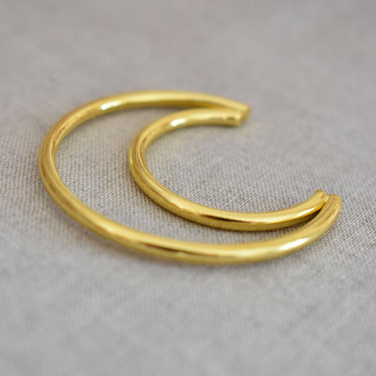 Lune décorative en métal doré – 5 cm