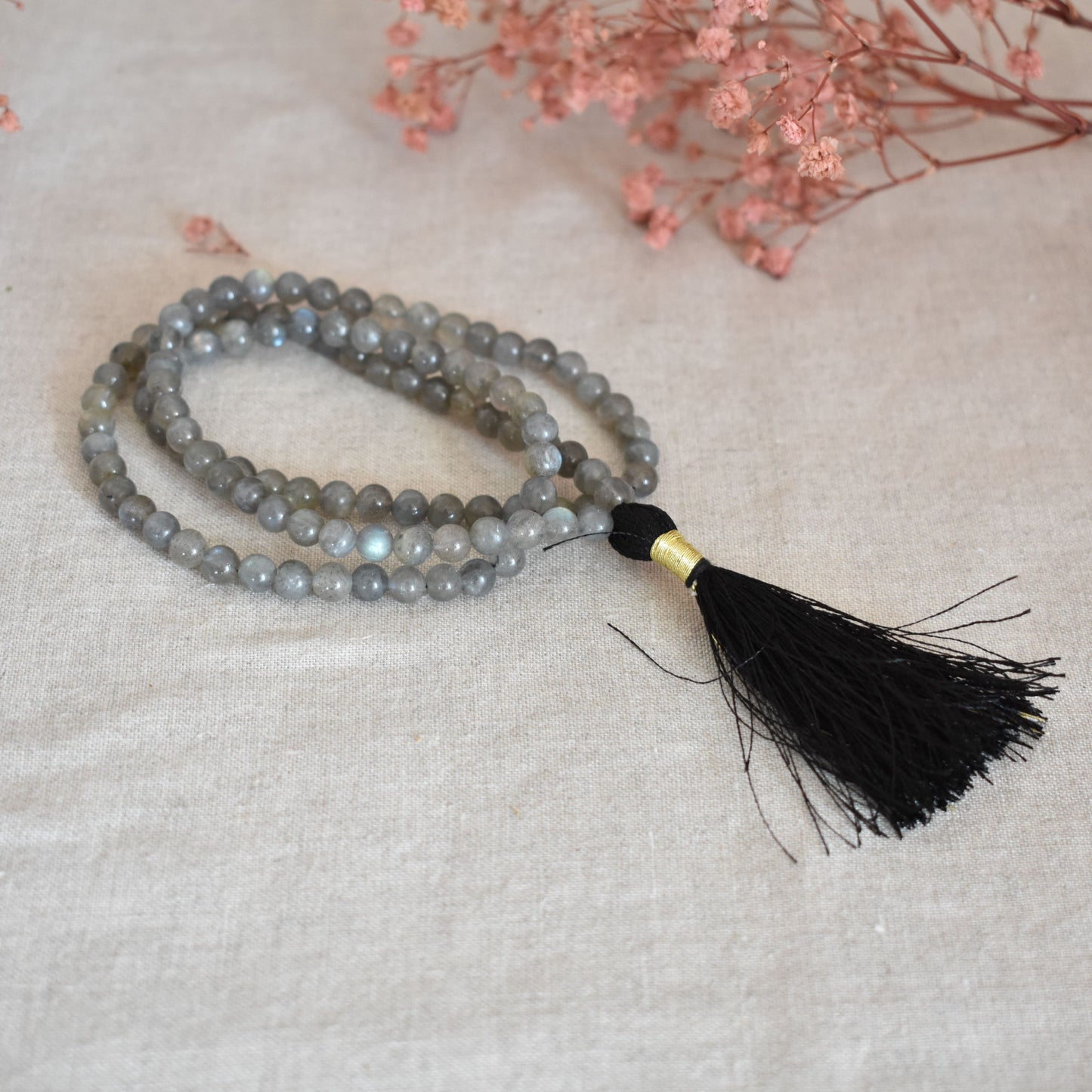 Mala labradorite 108 perles – Protection et intuition profonde