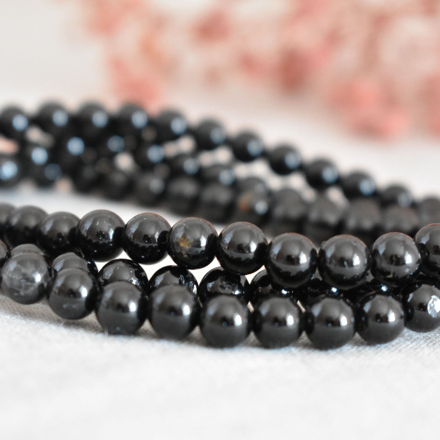 Mala tourmaline noire 108 perles – Protection et ancrage