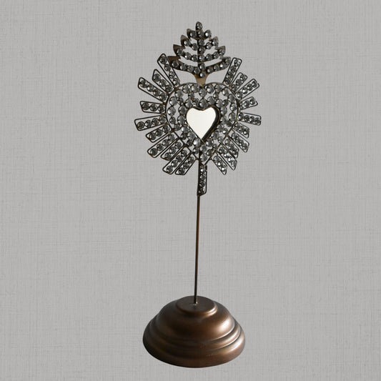 Miroir Cœur Ex-Voto Diamant