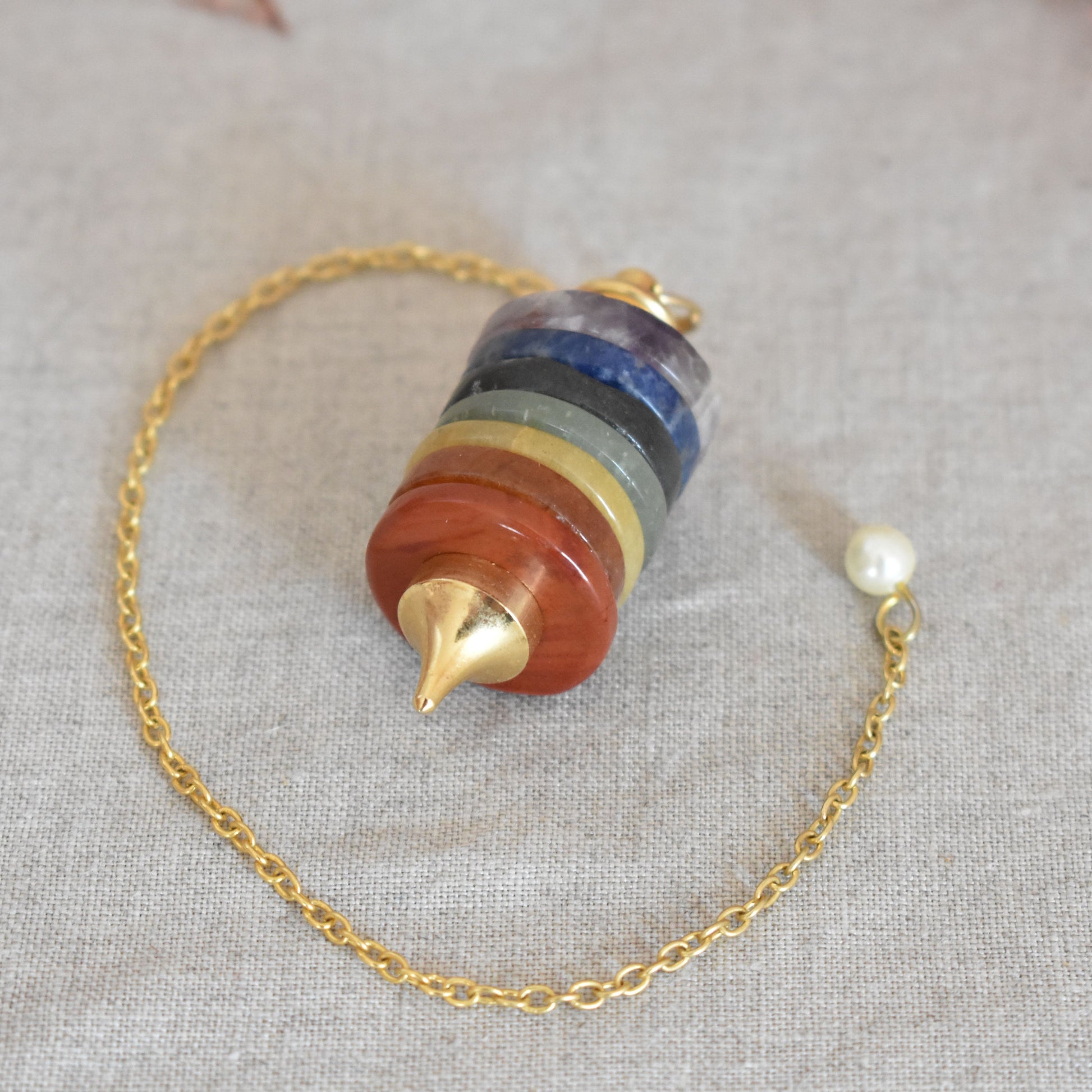 Pendule 7 chakras - Provence Spiritualité