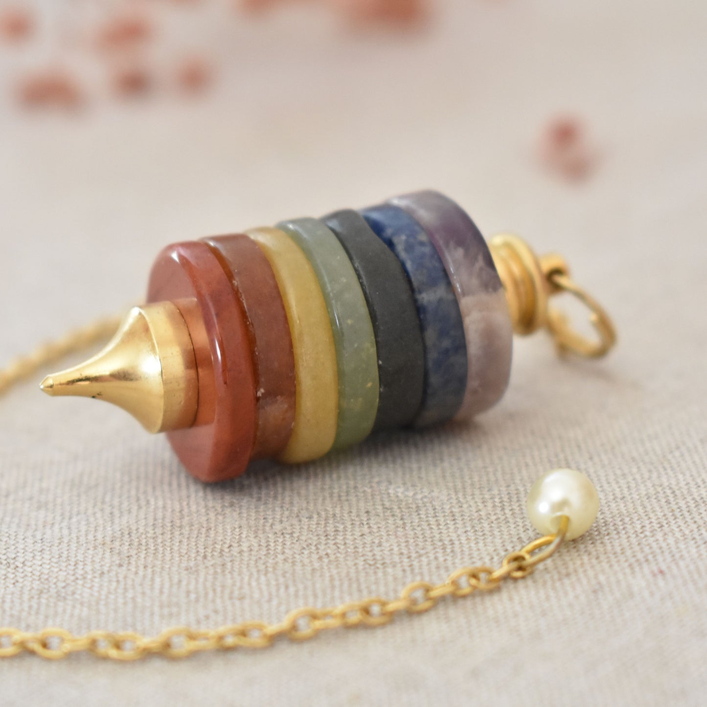 Pendule 7 chakras - Provence Spiritualité