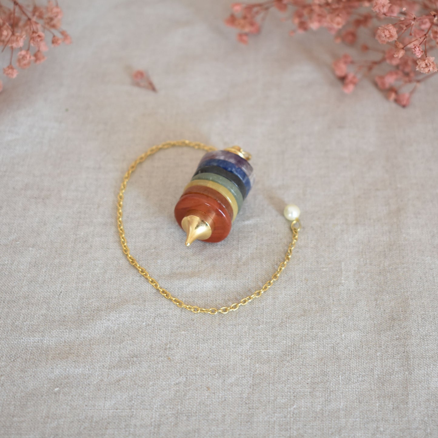Pendule 7 chakras - Provence Spiritualité