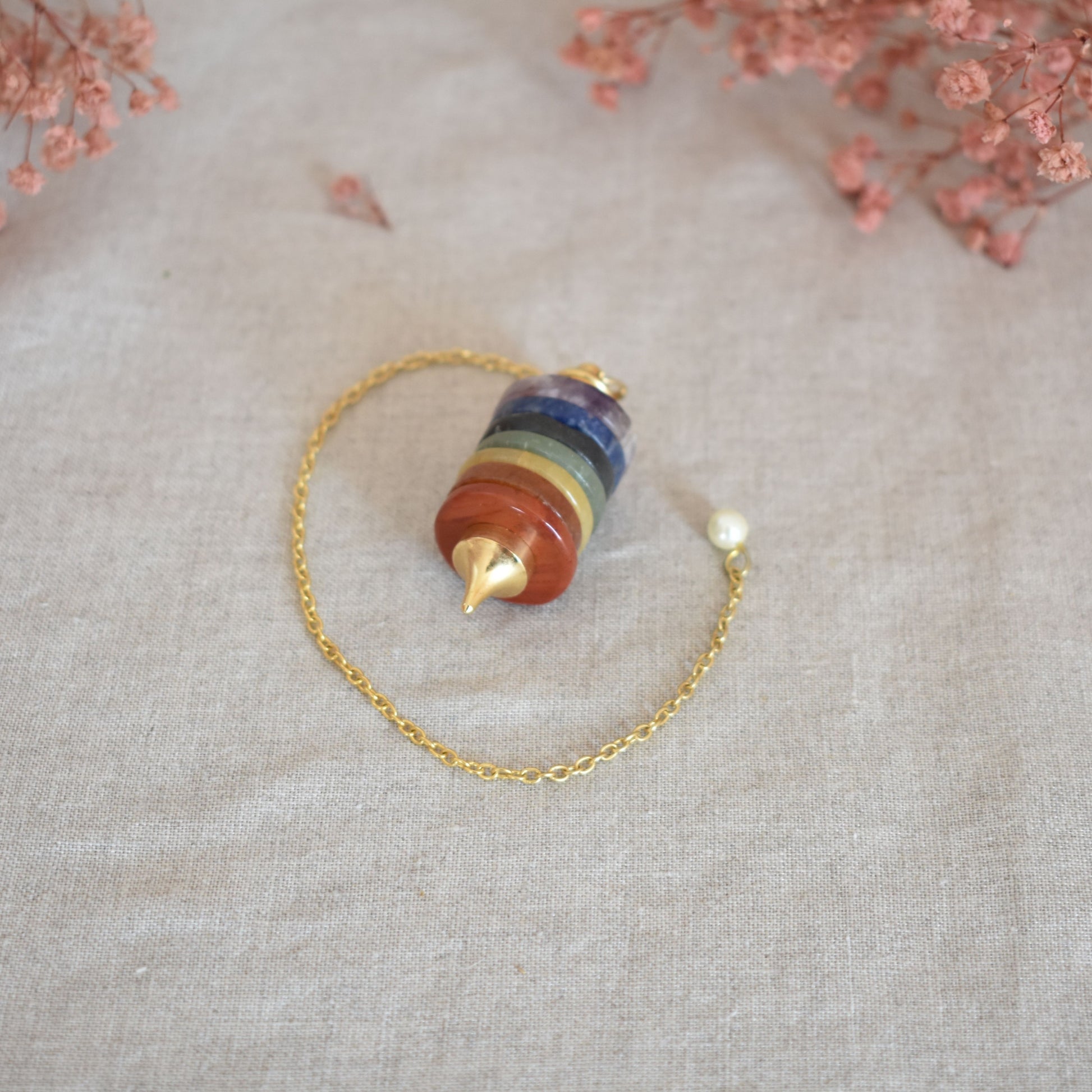 Pendule 7 chakras - Provence Spiritualité