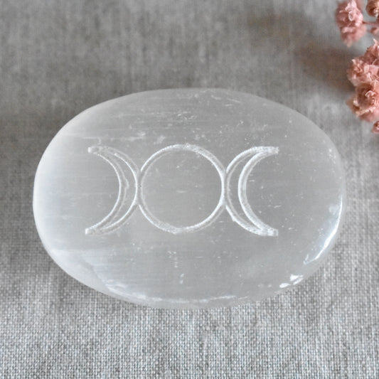 Pierre de sélénite symbole Déesse