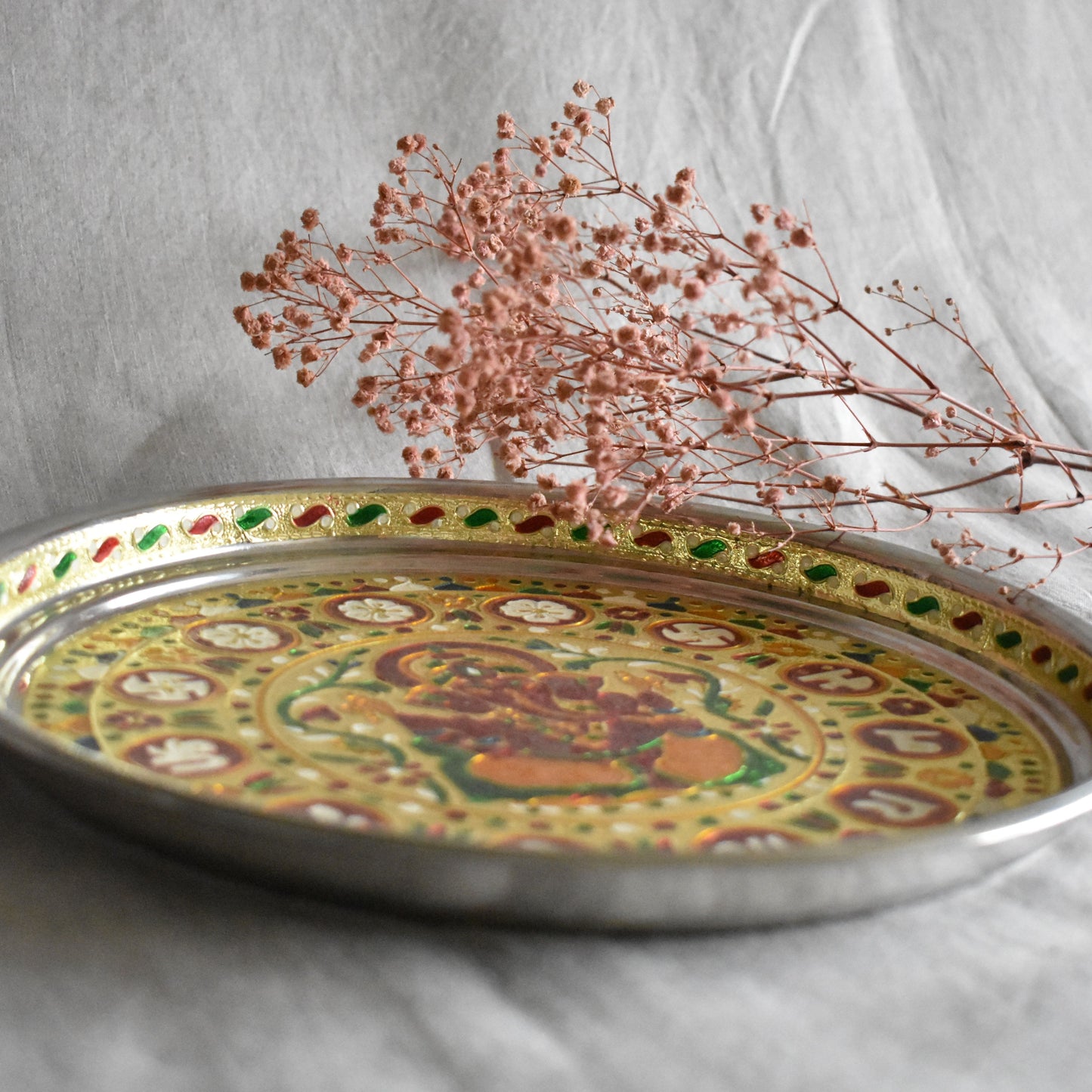 Plat d'offrandes Ganesh