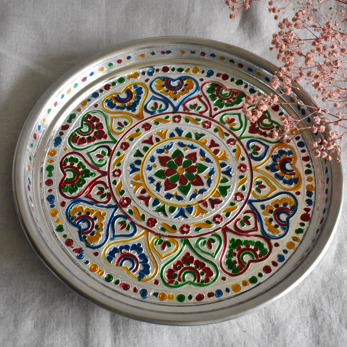 Plat d'offrandes Mandala