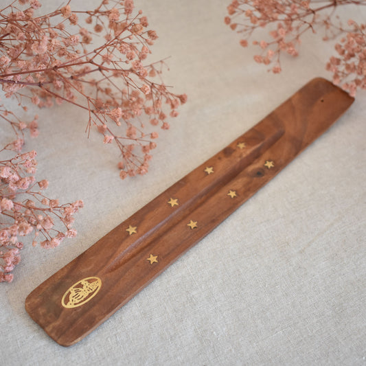 Porte encens en bois