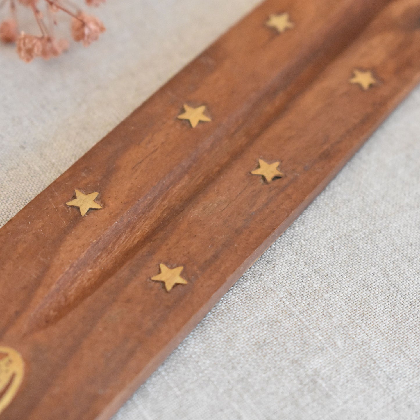 Porte encens en bois