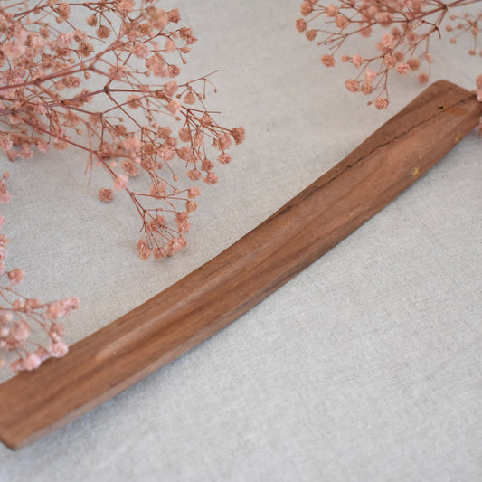 Porte encens en bois courbe 25 cm