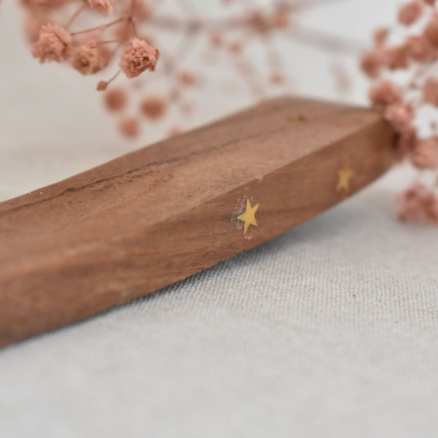 Porte encens en bois courbe 25 cm