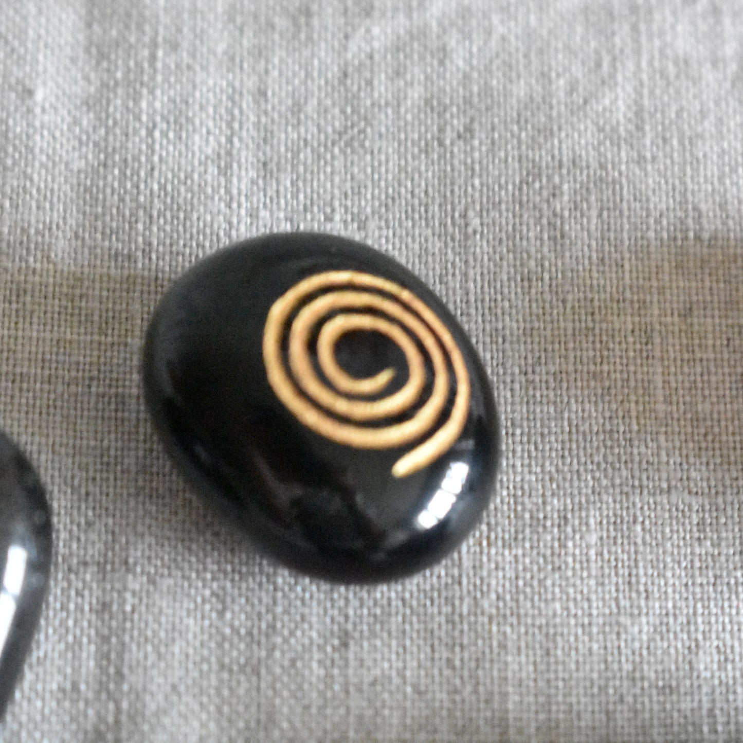 Symboles wicca agate noire